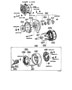 Image of Suspension Stabilizer Bar Link Nut image for your TOYOTA LAND CRUISER