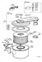 Image of Element SUB - Assembly, AI. Element, Filter. image for your 2010 TOYOTA SEQUOIA