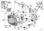 Diagram RADIATOR & WATER OUTLET for your TOYOTA