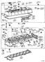 Diagram CYLINDER HEAD for your 1988 TOYOTA 4RUNNER VAN, SR-5 (WITH TURBO) 2400CC, AUTOMATIC  4-SPEED