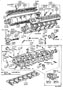 Diagram CYLINDER HEAD for your 1988 TOYOTA 4RUNNER VAN, SR-5 (WITH TURBO) 2400CC, AUTOMATIC  4-SPEED
