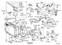 Diagram RADIATOR & WATER OUTLET for your 2003 TOYOTA RAV 4 EV