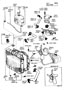 Diagram RADIATOR & WATER OUTLET for your 1988 TOYOTA PICKUP