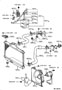 RADIATOR & WATER OUTLET Diagram