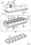 Diagram CYLINDER HEAD for your 2002 TOYOTA CAMRY