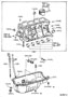 Diagram CYLINDER BLOCK for your 2011 TOYOTA COROLLA Base Sedan 1.8L M/T