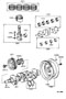 Image of BEARING SET, CONNECT. ROD BEARINGS.  Includes: One Upper &. image for your TOYOTA COROLLA