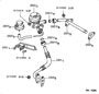 Image of Exhaust Gas Recirculation (EGR) Valve Spacer Plate Gasket (Right) image for your 2008 TOYOTA PRIUS