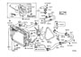 Diagram RADIATOR & WATER OUTLET for your 2007 TOYOTA PRIUS