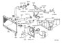 Image of Hose, Water BY - Passenger. image for your 1996 TOYOTA 4RUNNER