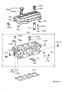 Image of Engine Valve Cover Gasket image for your 2011 TOYOTA TUNDRA Base Standard Cab Pickup Fleetside