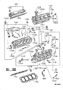 Diagram CYLINDER HEAD for your 1996 TOYOTA 4RUNNER