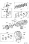 Diagram CRANKSHAFT & PISTON for your TOYOTA