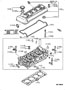 Image of COVER ASSEMBLY, CYLINDER. COVER, HEAD. VALVE COVER. image for your 1989 TOYOTA COROLLA