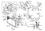 RADIATOR & WATER OUTLET Diagram