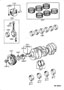 Diagram CRANKSHAFT & PISTON for your TOYOTA