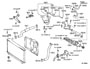 RADIATOR & WATER OUTLET Diagram