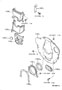 Image of Engine Crankshaft Sealing Flange Gasket image for your TOYOTA