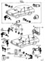 Image of ECM screw. SCREW, WINDSHIELD WASHER. image for your 1998 TOYOTA AVALON XL 3000CC 24-VALVE DOHC EFI, AUTOMATIC  4-SPEED