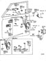 Diagram FRONT DOOR LOCK & HANDLE for your TOYOTA