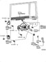 Diagram REAR DOOR WINDOW REGULATOR & HINGE for your 2015 TOYOTA Prius V