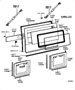 Diagram BACK DOOR PANEL & GLASS for your 2015 TOYOTA PRIUS