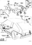 Diagram BACK DOOR LOCK & HANDLE for your 2025 TOYOTA COROLLA