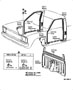 Diagram INSIDE TRIM BOARD for your 1981 TOYOTA PICKUP