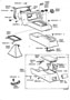 Diagram CONSOLE BOX & BRACKET for your 1996 TOYOTA TERCEL 4 DOOR, LE