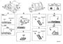 Diagram EMBLEM & NAME PLATE for your 1998 TOYOTA AVALON