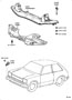 Image of NUT. image for your 1986 TOYOTA 4RUNNER WAGON, DELUXE 2400CC EFI, AUTOMATIC  4-SPEED