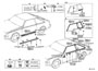 Diagram SIDE MOULDING for your 1982 TOYOTA CELICA