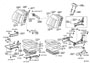 Diagram FRONT SEAT & SEAT TRACK for your 1997 TOYOTA AVALON