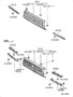 Diagram RADIATOR GRILLE for your 2005 TOYOTA CAMRY LE 3000CC 24-VALVE DOHC EFI, AUTOMATIC  5-SPEED