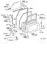 Diagram FRONT DOOR PANEL & GLASS for your TOYOTA LAND CRUISER