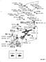 Diagram FRONT DOOR WINDOW REGULATOR & HINGE for your TOYOTA