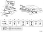 Diagram SIDE MOULDING for your 2021 TOYOTA TACOMA TRD Off-Road Extended Cab Pickup Fleetside