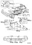 Diagram SIDE MOULDING for your 1987 TOYOTA PICKUP