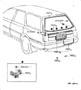 Diagram REAR MOULDING for your 2000 TOYOTA SOLARA