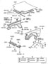 Diagram HOOD & FRONT FENDER for your TOYOTA