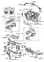 Diagram FRONT FENDER APRON & DASH PANEL for your 1991 TOYOTA CELICA LIFTBACK, GTS 2200CC 16-VALVE DOHC EFI, AUTOMATIC