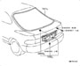 Diagram REAR MOULDING for your 1991 TOYOTA SUPRA