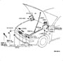 HOOD LOCK & HINGE Diagram