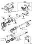 Diagram STEERING COLUMN & SHAFT for your 2003 TOYOTA COROLLA SEDAN, LE 1800CC 16-VALVE DOHC EFI, AUTOMATIC  4-SPEED