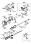 Diagram STEERING COLUMN & SHAFT for your 1982 TOYOTA PICKUP