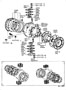 Diagram FRONT AXLE ARM & STEERING KNUCKLE for your 1984 TOYOTA LAND CRUISER