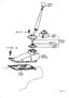 Diagram SHIFT LEVER & RETAINER for your 1981 TOYOTA CRESSIDA