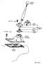 Diagram SHIFT LEVER & RETAINER for your 2014 TOYOTA VENZA LE 3.5L  AWD