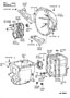 Diagram CLUTCH HOUSING & TRANSMISSION CASE (MTM) for your 1984 TOYOTA COROLLA