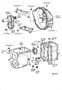 Diagram CLUTCH HOUSING & TRANSMISSION CASE (MTM) for your 1984 TOYOTA COROLLA